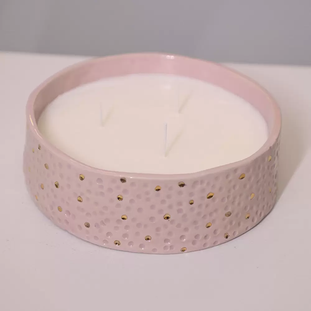 ROUND CERAMIC CANDLE DROPS XS